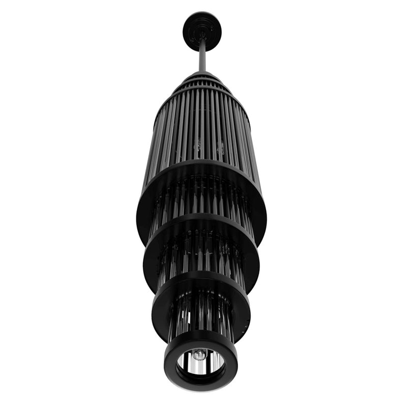 Avenue Lighting Waldorf 13 Light 38" Pendant, Polished Gunmetal - HF1925-GM
