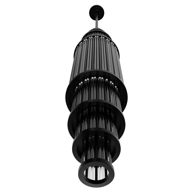 Avenue Lighting Waldorf 17 Light 50" Pendant, Polished Gunmetal - HF1926-GM