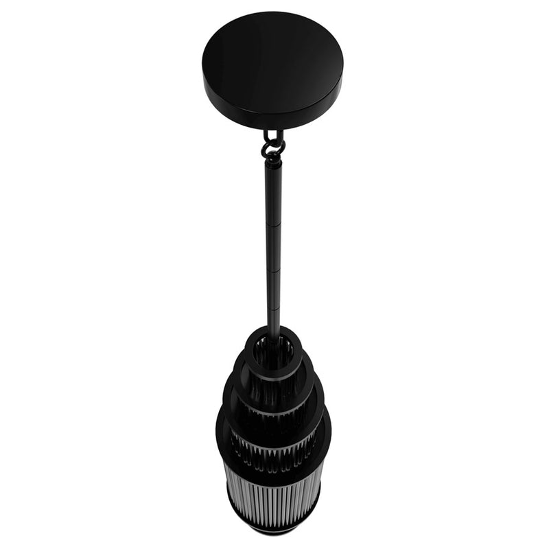 Avenue Lighting Waldorf 17 Light 50" Pendant, Polished Gunmetal - HF1926-GM