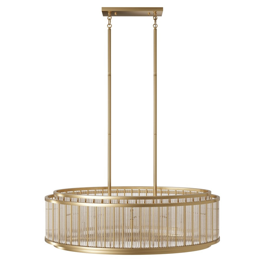 Avenue Lighting Waldorf 16 Light 16" Chandelier, Aged Brass - HF1927-AB