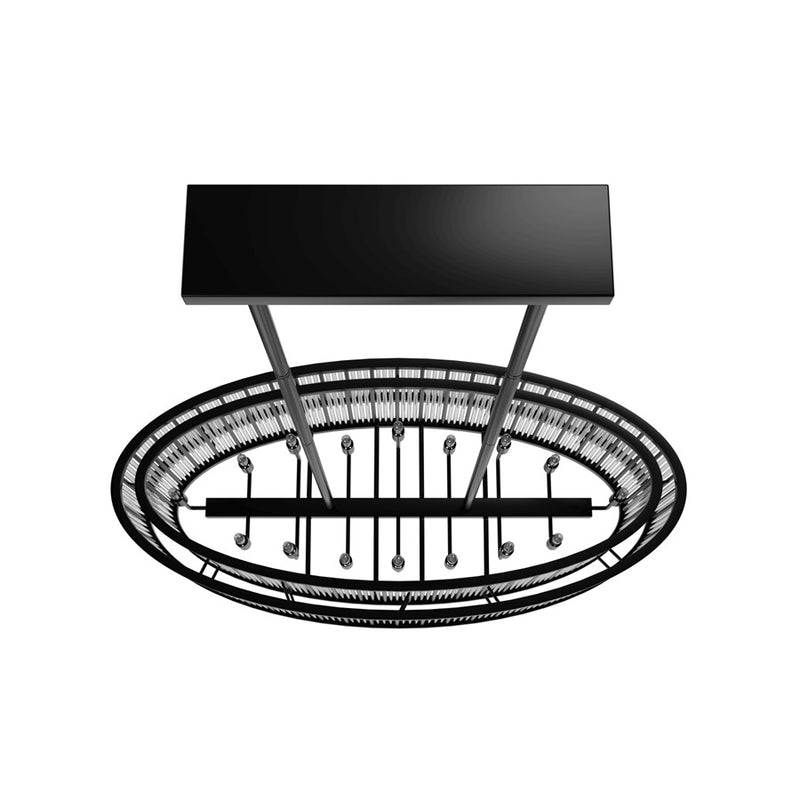 Avenue Lighting Waldorf 16 Light 16" Chandelier, Polished Gunmetal - HF1927-GM