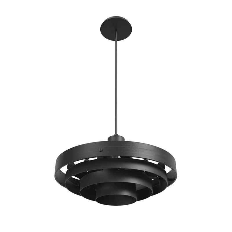 Avenue Lighting Newport 1 Light 7" Pendant, Black - HF1952-BK