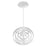 Avenue Lighting Newport 1 Light 7" Pendant, White