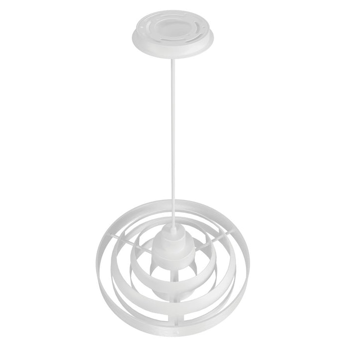 Avenue Lighting Newport 1 Light 7" Pendant, White