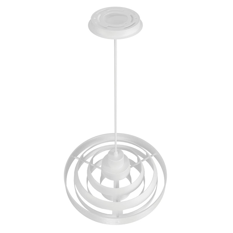 Avenue Lighting Newport 1 Light 7" Pendant, White - HF1952-WHT