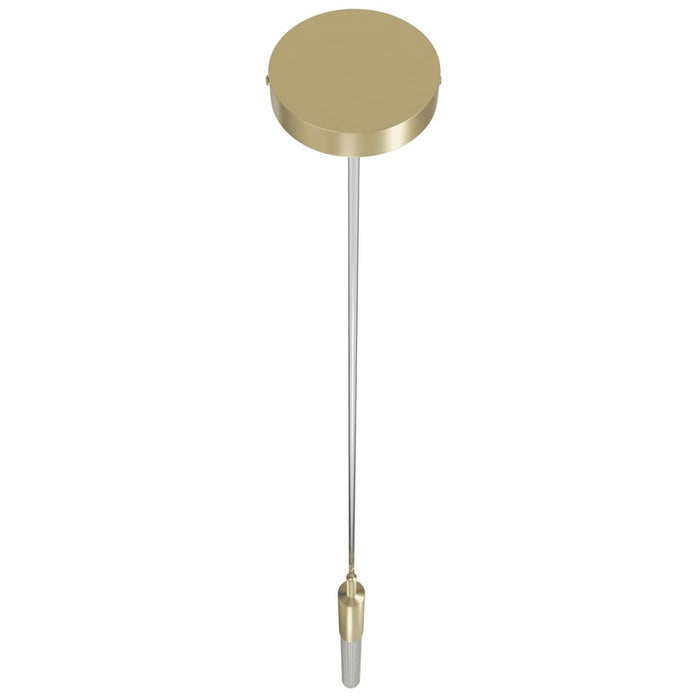 Avenue Lighting Main St. 1Lt 108" Studded Glass Pendant, Brass