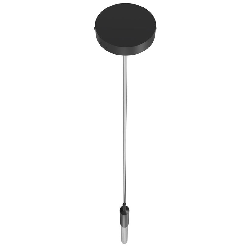 Avenue Lighting Main St. 1Lt 108" Studded Glass Pendant, Black