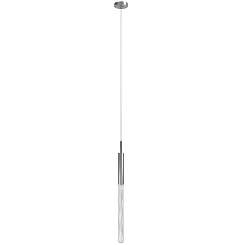 Avenue Lighting Main St. 1Lt 108" Studded Glass Pendant, Nickel - HF2020-BOA-PN
