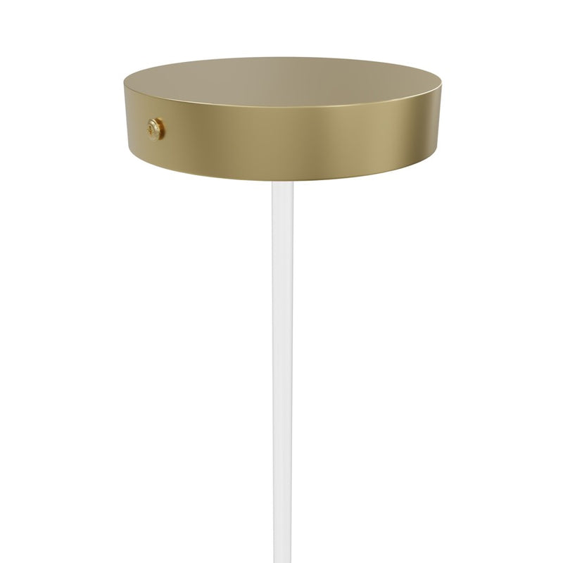 Avenue Lighting Main St. 1Lt 108" Snow Acyrlic Pendant, Brass - HF2020-SNW-BB