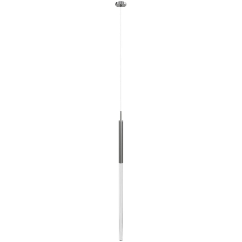 Avenue Lighting Main St. 1Lt 108" Snow Acyrlic Pendant, Nickel - HF2020-SNW-PN