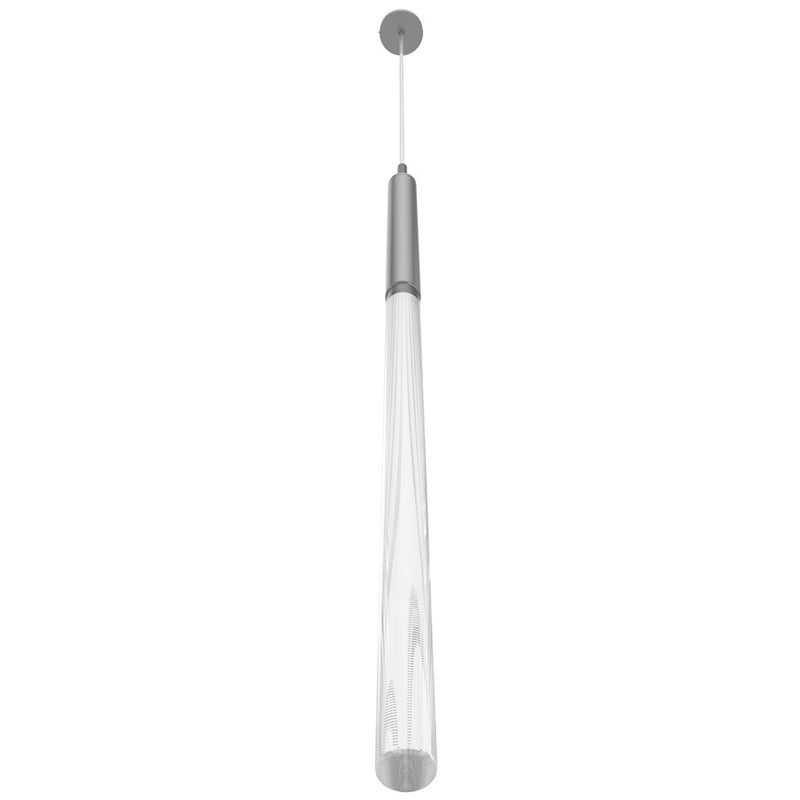 Avenue Lighting Main St. 1Lt 108" Snow Acyrlic Pendant, Nickel - HF2020-SNW-PN