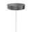 Avenue Lighting Main St. 1Lt 108" Snow Acyrlic Pendant, Nickel