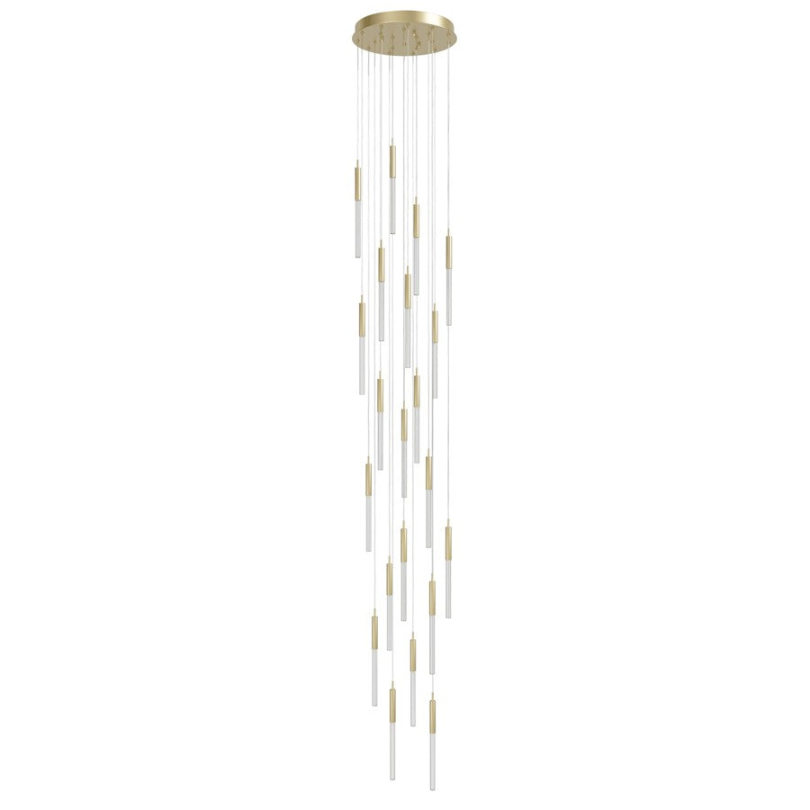 Avenue Lighting Main St. 21Lt 158" Pendant/Multi Port, Brass