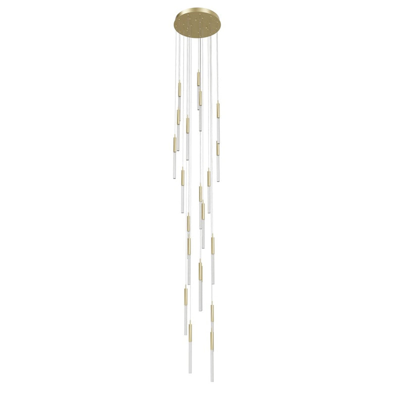 Avenue Lighting Main St. 21Lt 158" Pendant/Multi Port, Brass