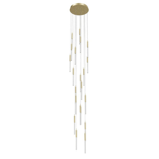 Avenue Lighting Main St. 21Lt 158" Pendant/Multi Port, Brass