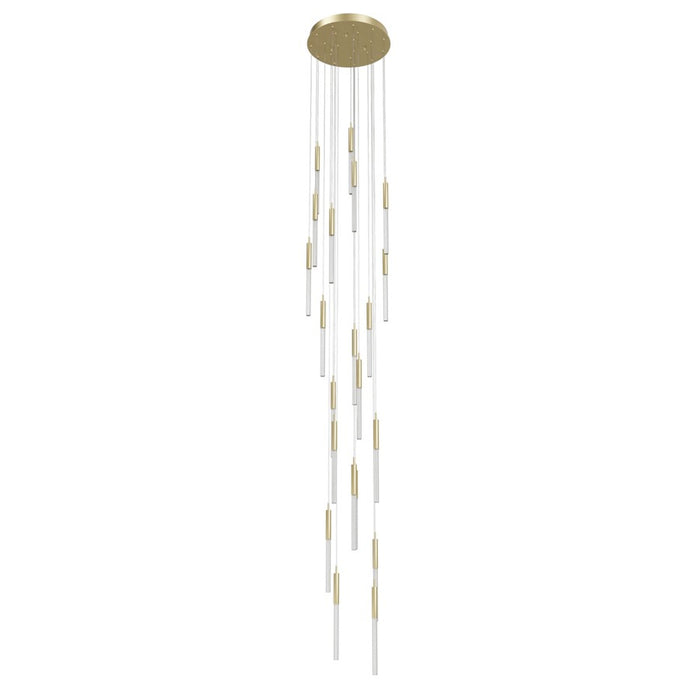 Avenue Lighting Main St. 21Lt 158" Pendant/Multi Port, Brass