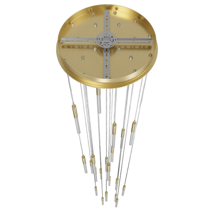 Avenue Lighting Main St. 21Lt 158" Pendant/Multi Port, Brass