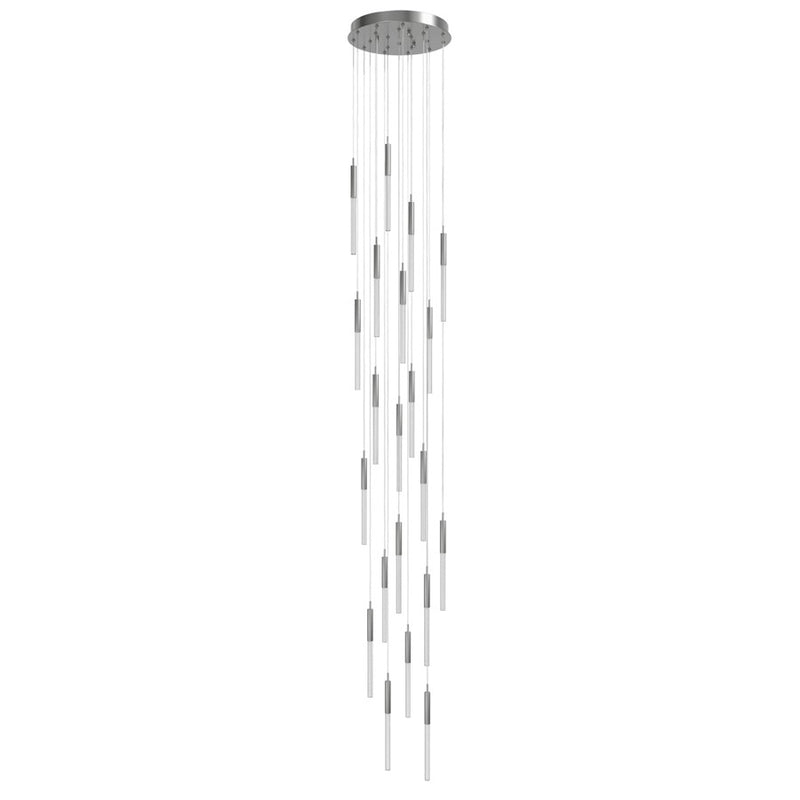 Avenue Lighting Main St. 21Lt 158" Pendant/Multi Port, Nickel - HF2021-BOA-PN