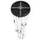 Avenue Lighting Main St. 21Lt 158" Frosted Pendant, Black