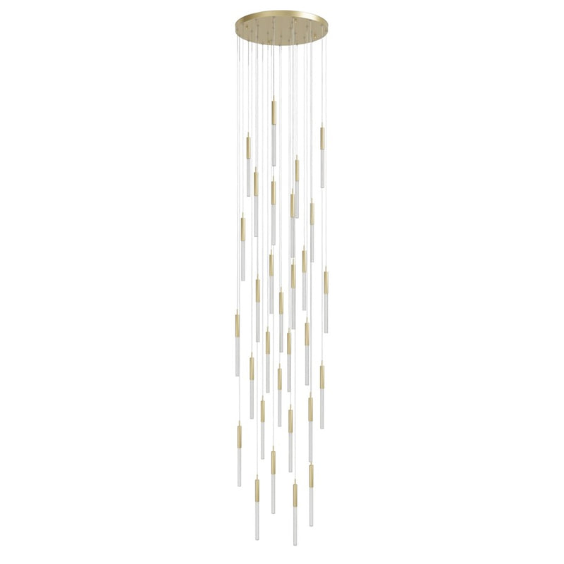 Avenue Lighting Main St. 31Lt 158" Pendant/Multi Port, Brass - HF2031-BOA-BB