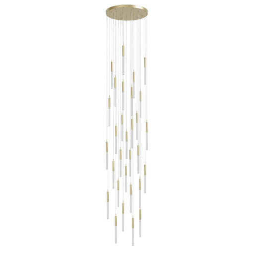 Avenue Lighting Main St. 31Lt 158" Pendant/Multi Port, Brass