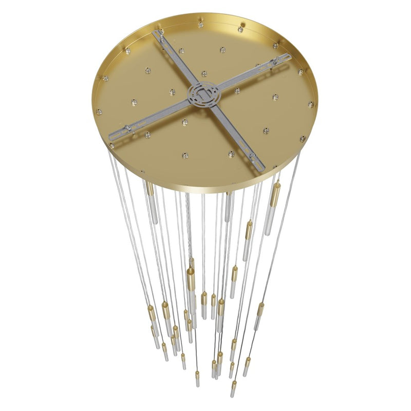 Avenue Lighting Main St. 31Lt 158" Pendant/Multi Port, Brass - HF2031-BOA-BB