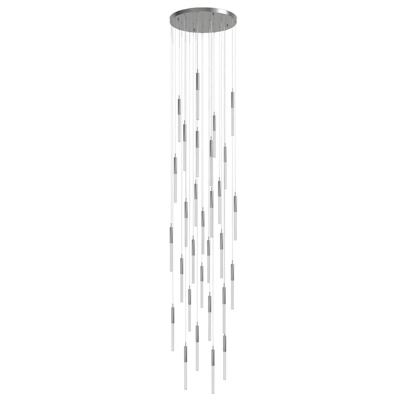 Avenue Lighting Main St. 31Lt 158" Pendant/Multi Port, Nickel - HF2031-BOA-PN