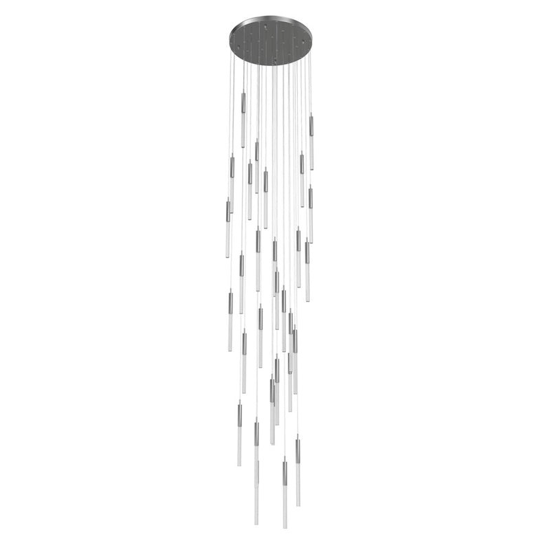 Avenue Lighting Main St. 31Lt 158" Pendant/Multi Port, Nickel - HF2031-BOA-PN