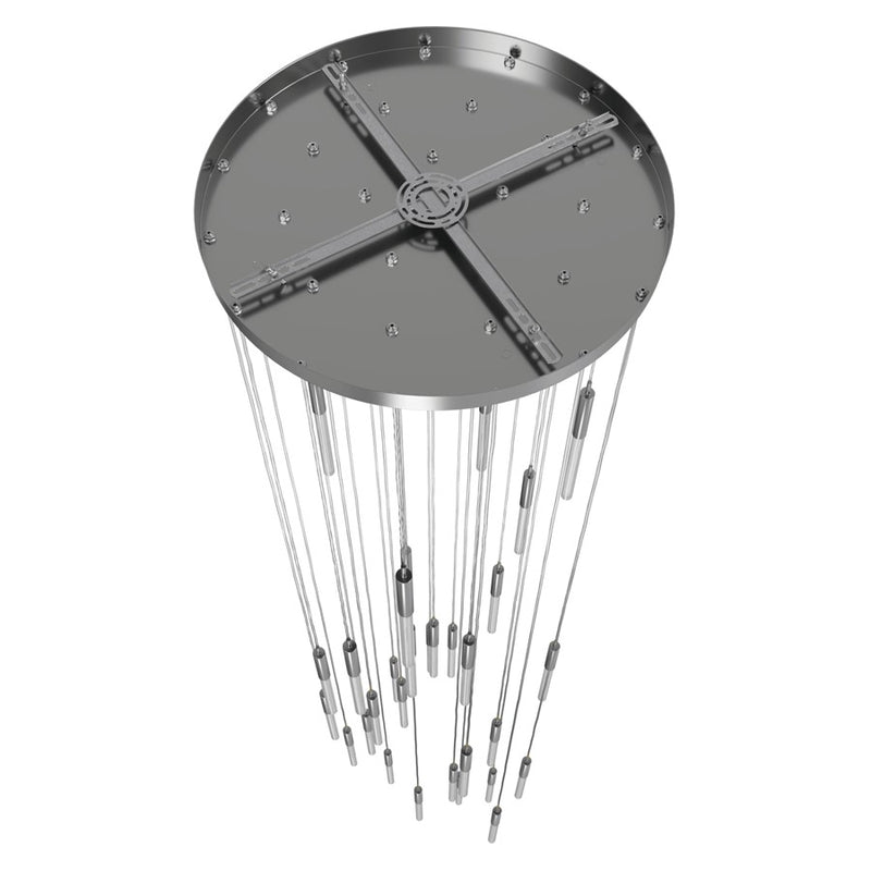 Avenue Lighting Main St. 31Lt 158" Pendant/Multi Port, Nickel - HF2031-BOA-PN