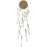 Avenue Lighting Main St. 31Lt 158" Snow Acyrlic Pendant, Brass