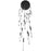 Avenue Lighting Main St. 31Lt 158" Snow Acyrlic Pendant, Black