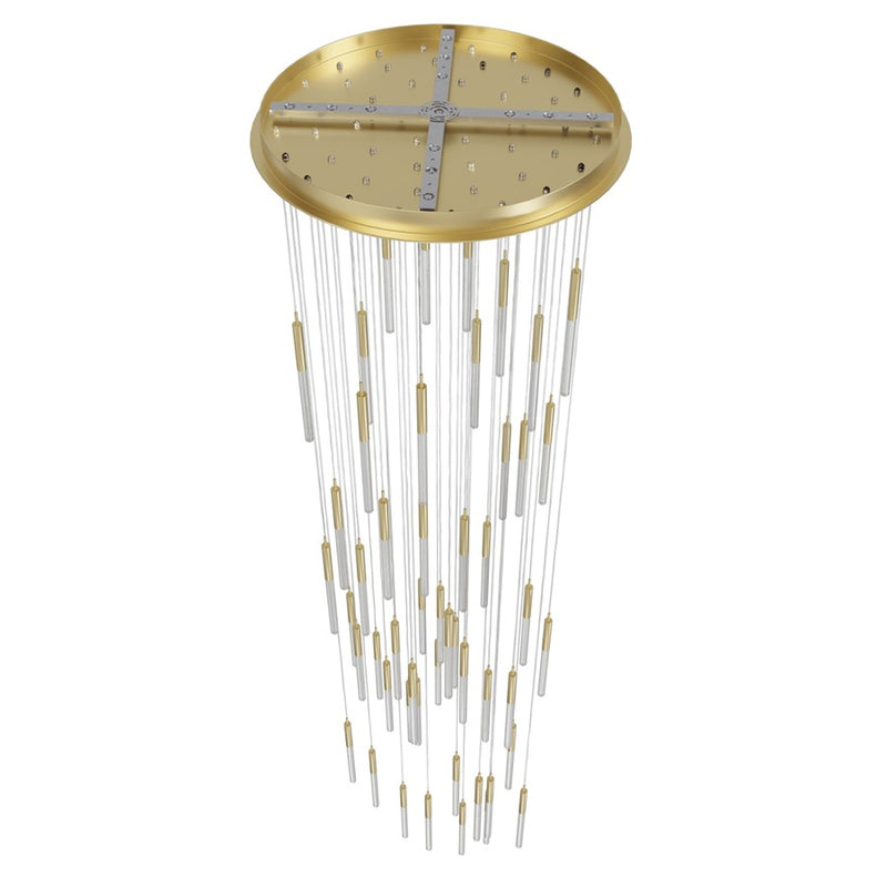 Avenue Lighting Main St. 51Lt 158" Pendant/Multi Port, Brass
