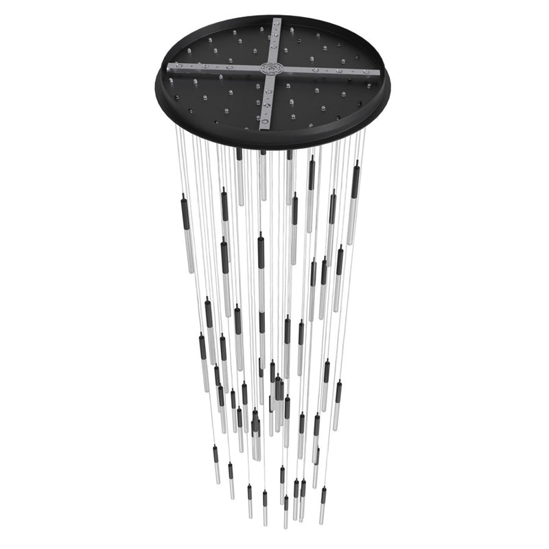 Avenue Lighting Main St. 51 Light 158" Pendant/Multi Port, Black - HF2051-BOA-BK