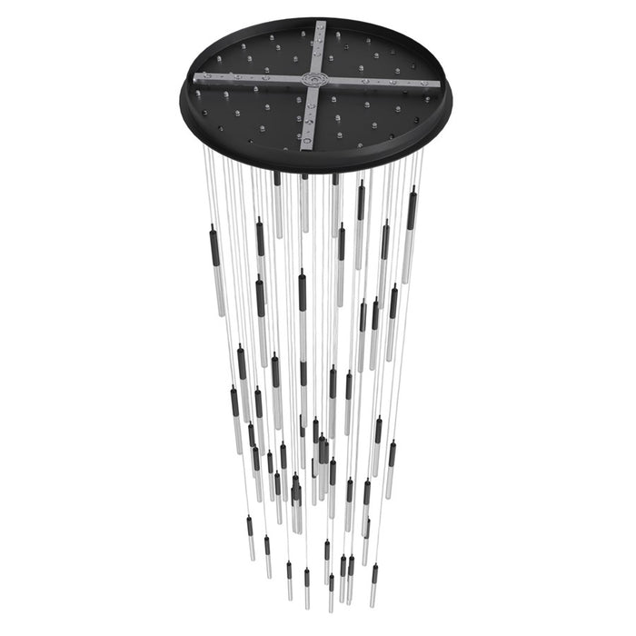 Avenue Lighting Main St. 51 Light 158" Pendant/Multi Port, Black
