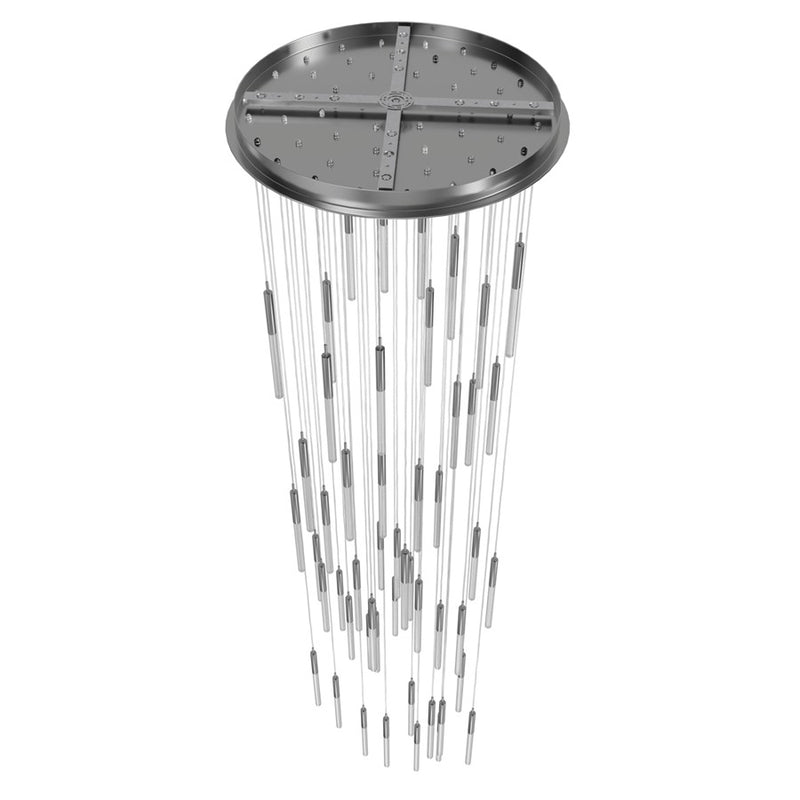 Avenue Lighting Main St. 51Lt 158" Pendant/Multi Port, Nickel - HF2051-BOA-PN