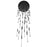 Avenue Lighting Main St. 51Lt 158" Snow Acyrlic Pendant, Black
