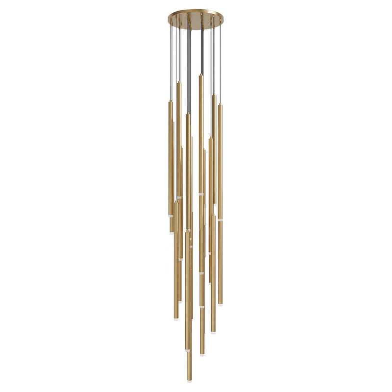 Avenue Lighting Filmore Ave. 25Lt 210" Pendant/Multi Port , Brass - HF2800-AB