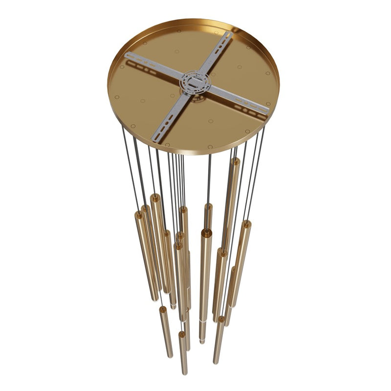 Avenue Lighting Filmore Ave. 25Lt 210" Pendant/Multi Port , Brass - HF2800-AB