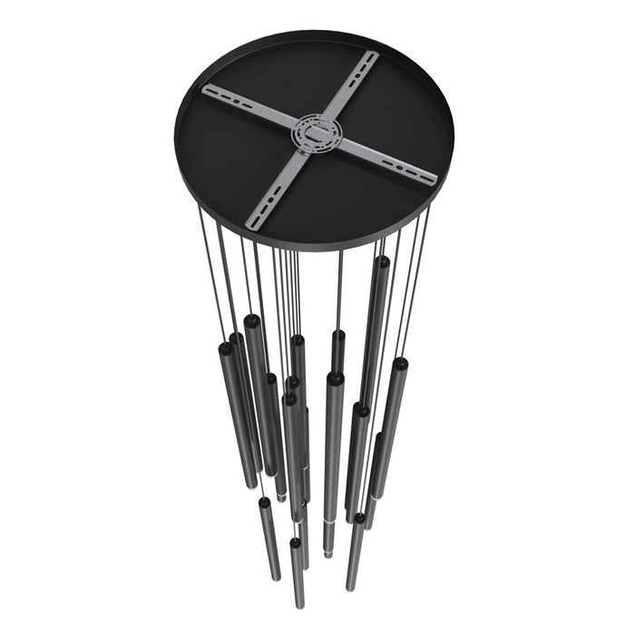 Avenue Lighting Filmore Ave. 25Lt 210" Pendant/Multi Port , Black