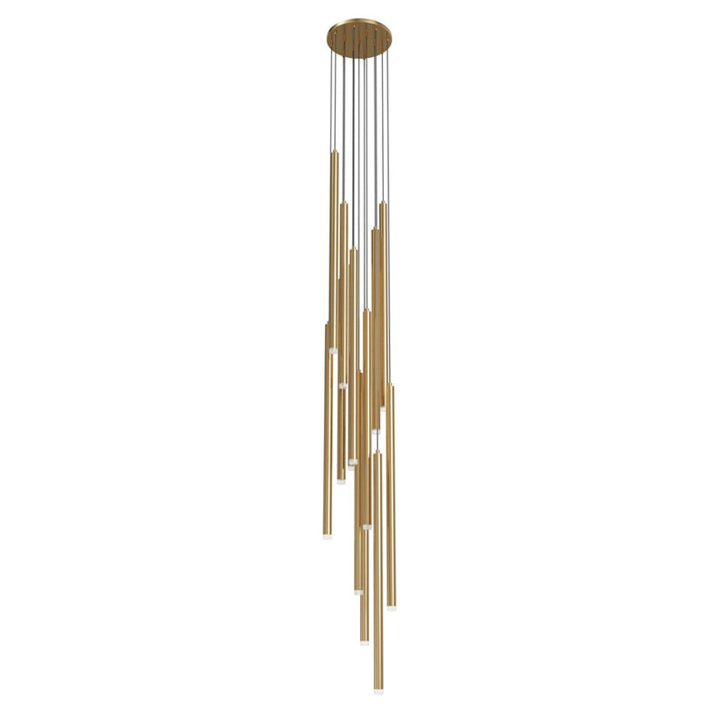 Avenue Lighting Filmore Ave. 13Lt 214" Pendant/Multi Port , Brass - HF2801-AB
