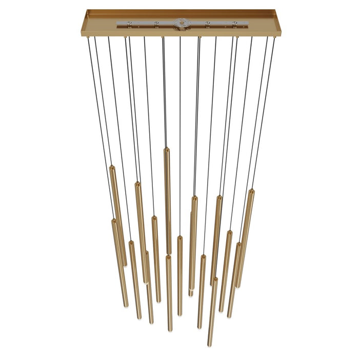 Avenue Lighting Filmore Ave. 17Lt 215" Pendant/Multi Port , Brass