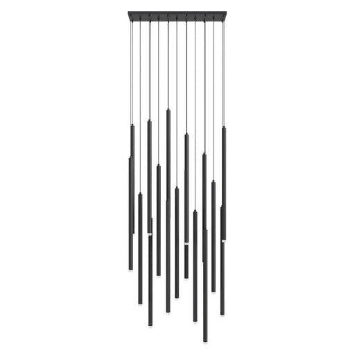 Avenue Lighting Filmore Ave. 17Lt 215" Pendant/Multi Port , Black - HF2802-BLK