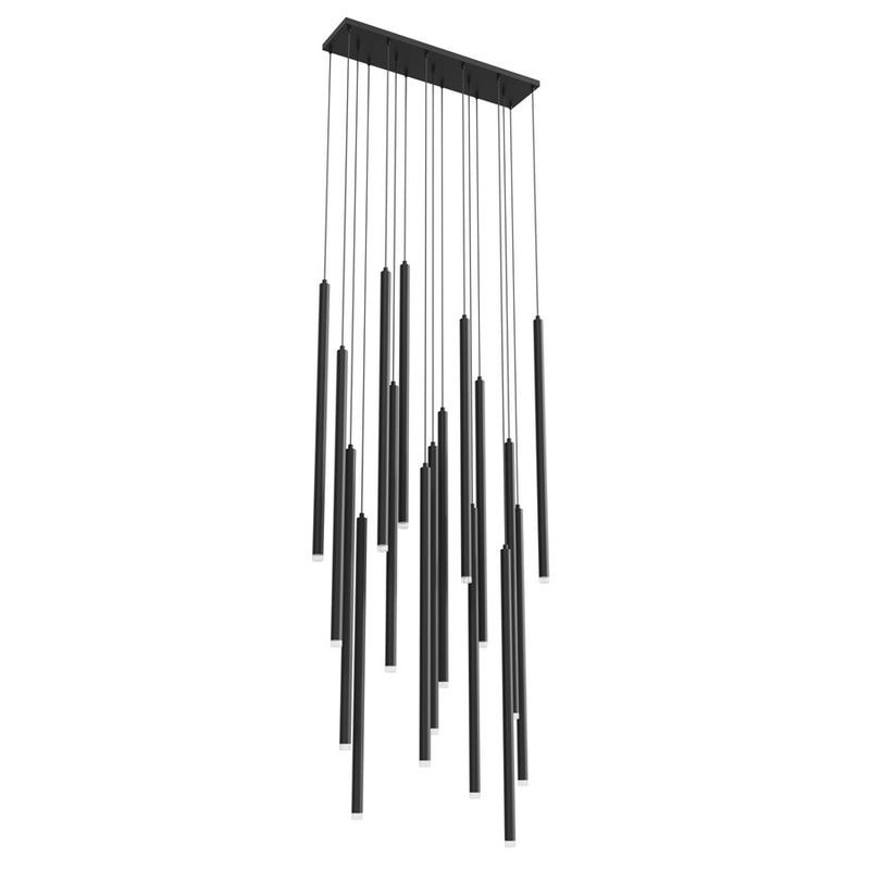 Avenue Lighting Filmore Ave. 17Lt 215" Pendant/Multi Port , Black - HF2802-BLK