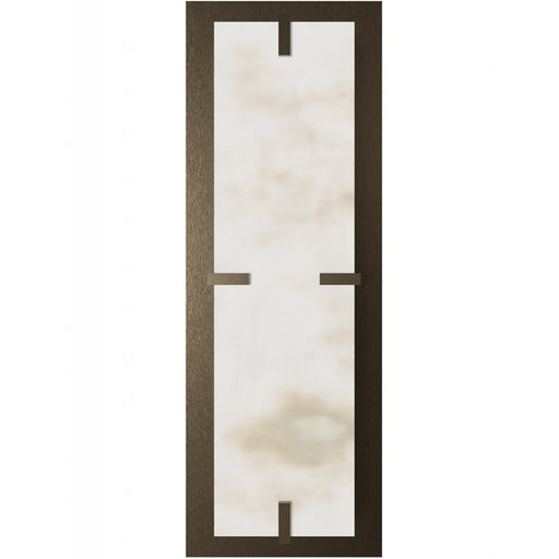 Avenue Lighting Sedona 1Lt 20" Wall Sconce, Alabaster/Brass/White