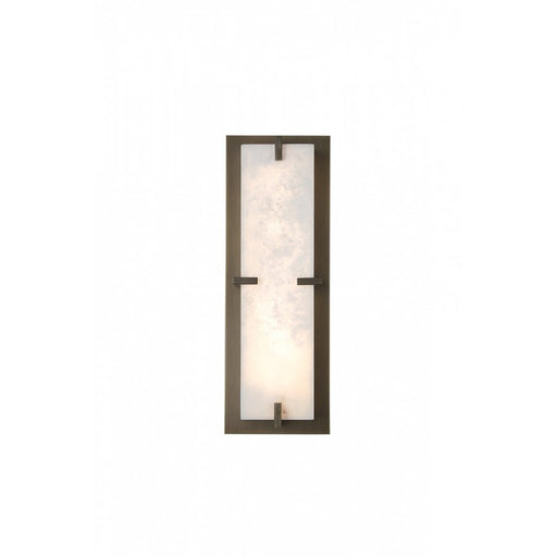 Avenue Lighting Sedona 1Lt 20" Wall Sconce, Alabaster/Brass/White
