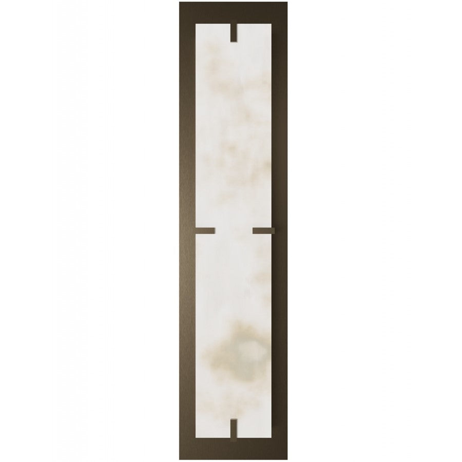 Avenue Lighting Sedona 2Lt 28" Wall Sconce, Alabaster/Brass/White - HF2930-AB