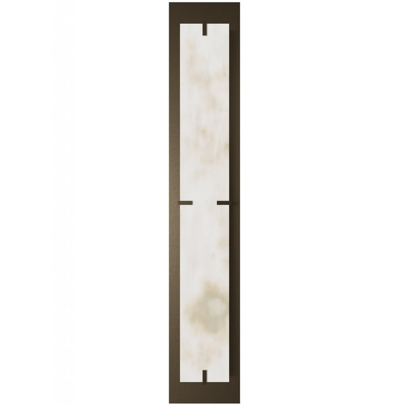 Avenue Lighting Sedona 2Lt 38" Wall Sconce, Alabaster/Brass/White