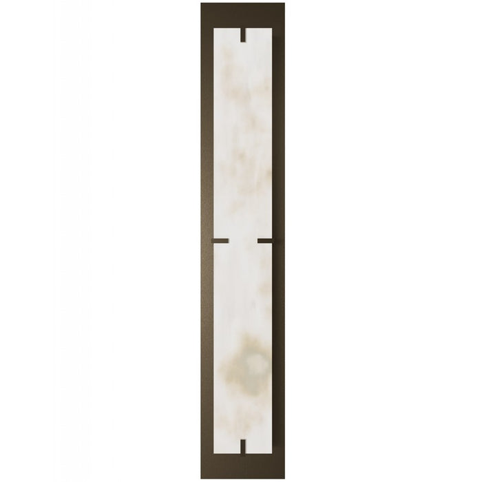 Avenue Lighting Sedona 2Lt 38" Wall Sconce, Alabaster/Brass/White