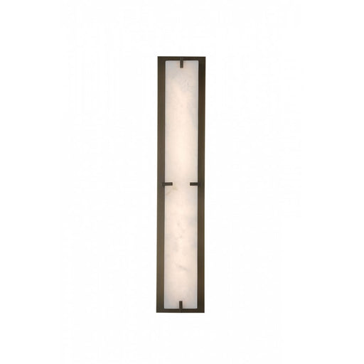 Avenue Lighting Sedona 2Lt 38" Wall Sconce, Alabaster/Brass/White