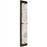 Avenue Lighting Sedona 2Lt 38" Wall Sconce, Alabaster/Brass/White